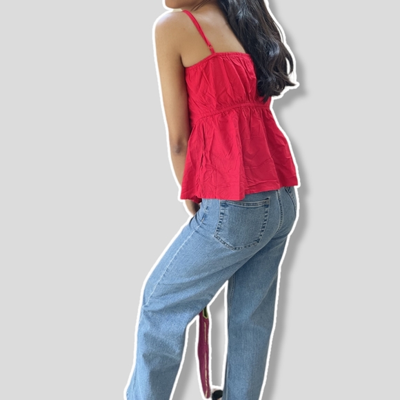 Red Cami Top - Picture 2 of 2